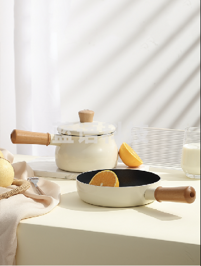 肆月系列抗菌不粘锅两件套  HXC-L-TZ019