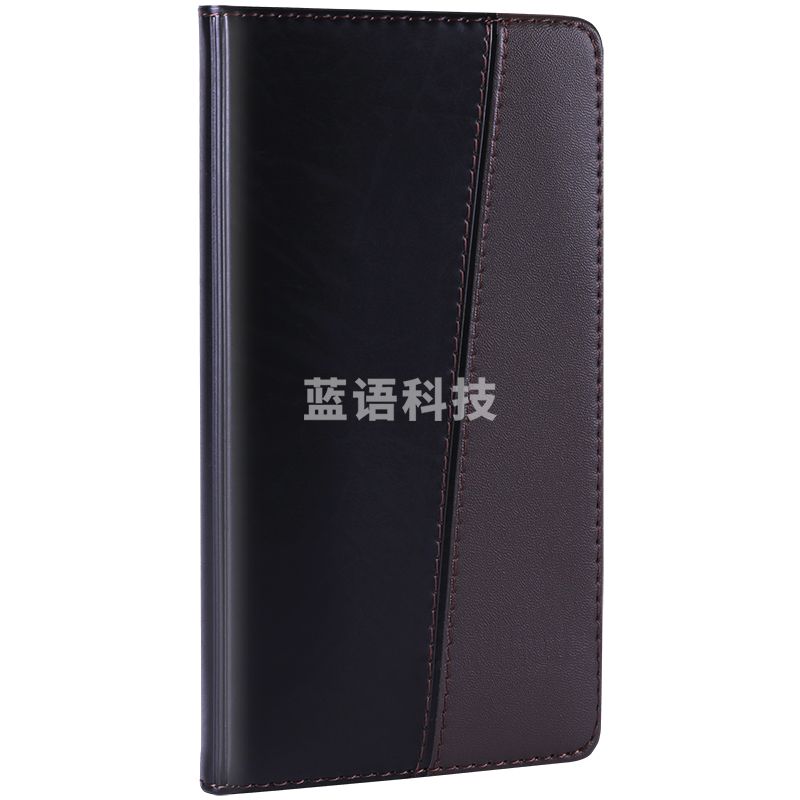 得力7913皮面笔记本(黑)-120页-48K(本)