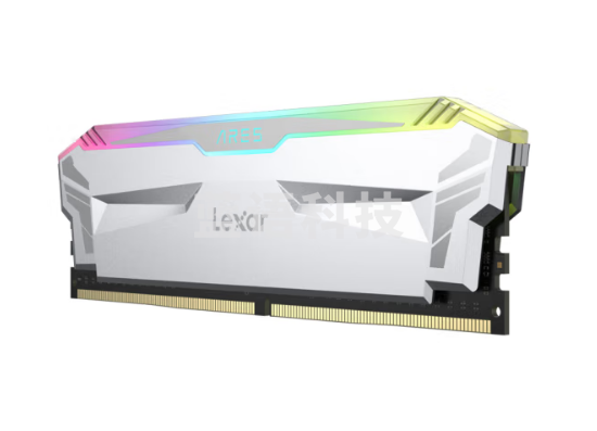 雷克沙（Lexar）DDR4 4000 16GB 8G*2套条 电竞RGB灯内存条 精选三星Bdie超频颗粒 Ares战神之刃白色  LD4EU008G-R4000GDWA