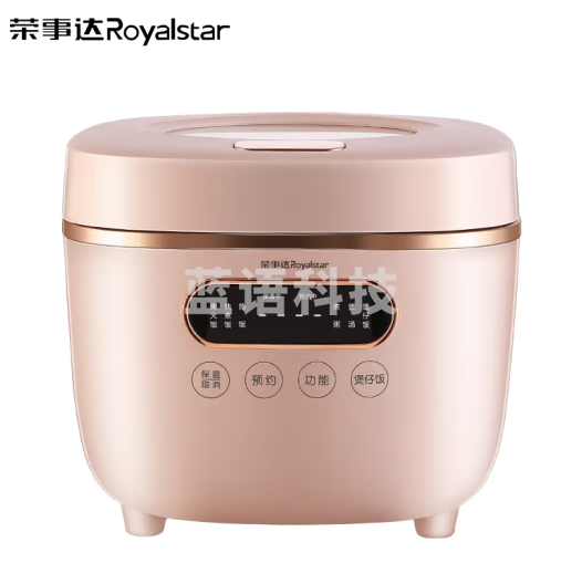 荣事达（Royalstar）电饭煲3L大容量可视窗黑晶不粘内胆24H预约蒸煮杂粮多功能家用智能电饭煲 RFB-M30K