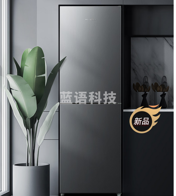 美菱(MELING)【离子净系列】308升双门两门小型电冰箱 家用风冷无霜节能低噪净味大容量 BCD-308WECX