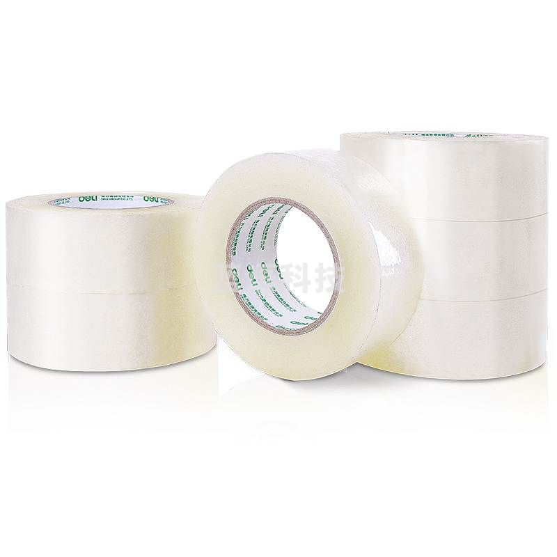 得力 30208 封箱胶带 48mmｘ200y 6卷/筒 （单位：筒）