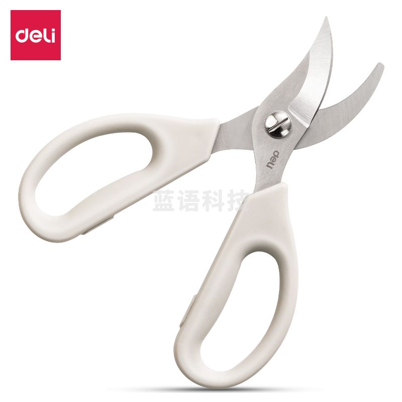 得力77752 花艺剪刀(灰色)(卡)