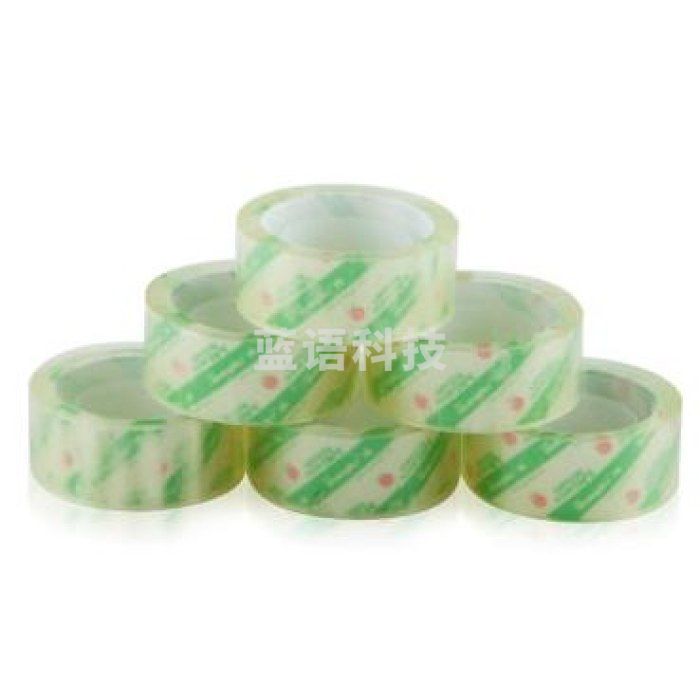 广博（GuangBo） TM-2 宽1.8cm透明文具窄胶带小胶带 6卷每桶 6桶装
