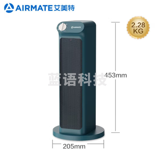 艾美特（AIRMATE） “日光温室”石墨烯取暖器家用暖风机全铝风鼓电热暖气片节能降噪办公卧室电暖器 HP20-K1-1【石墨烯技术+陶瓷加热升级款】