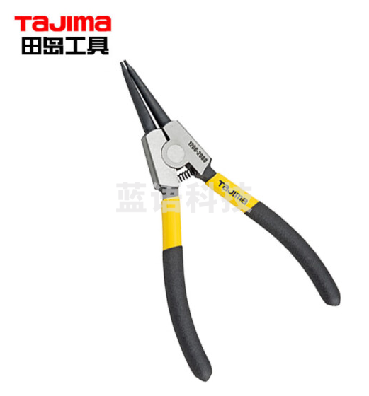 田岛（TAJIMA）轴用直爪卡簧钳325（德式） 1206-2082