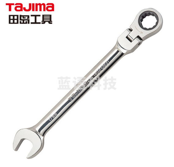 田岛（TAJIMA）1402-0837 活头棘开两用扳手72齿棘轮180度调整转头 24mm