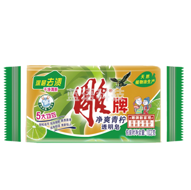 雕牌 透明皂102g 60块/箱 单位：块