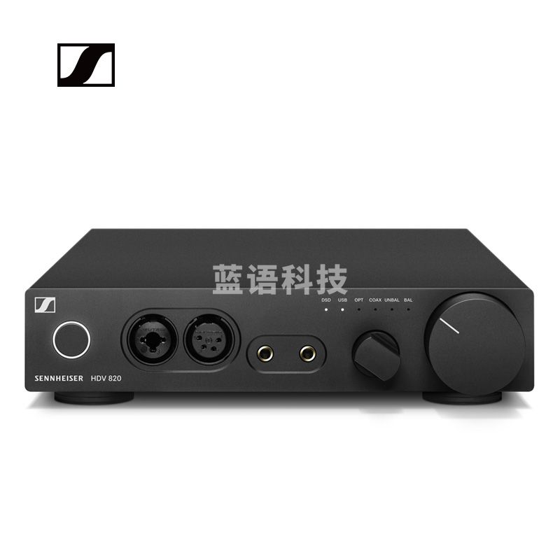 森海塞尔 HDV820 数字耳机放大器 HIFI耳放 功放（德国制造 支持DSD256音频文件）黑色