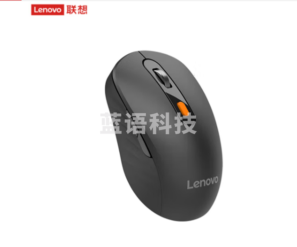 联想(Lenovo) 无线蓝牙双模充电鼠标 蓝牙5.0/3.0 便携办公鼠标 人体工程学设计 Howard2022款理性黑充电版