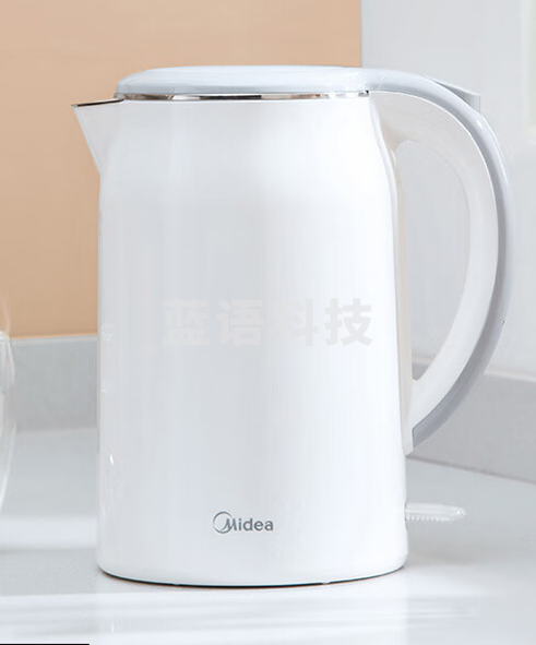 美的（Midea）MK-SH17M301电水壶热水壶304不锈钢水壶防烫暖水壶净甜大容量家用开水壶烧水壶智能断电