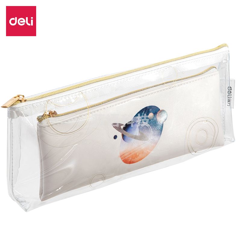 得力67031笔袋(白)(只)