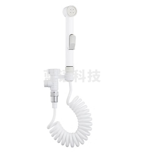 潜水艇（Submarine）F405A一进二出三通马桶喷枪妇洗器3米防爆伸缩管白色 不含角阀