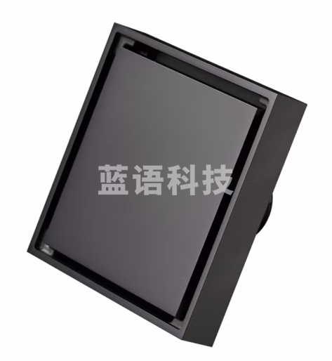 潜水艇（Submarine）MTD40-10B黄铜镀镍枪灰色隐形淋浴地漏可镶瓷砖正反两用40管径