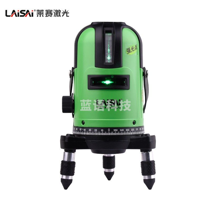 激光水平仪绿光5线3线2线蓝光红外线平水仪自动安平打线器干锂两用 3线绿光LSG649SPD-3（干锂两用）