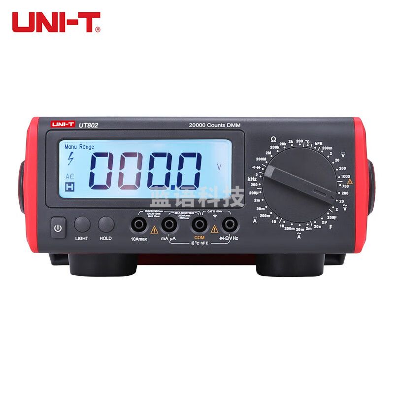 优利德（UNI-T）UT802 台式万用表 高精度四位半数显电阻电流表电压电容万能表