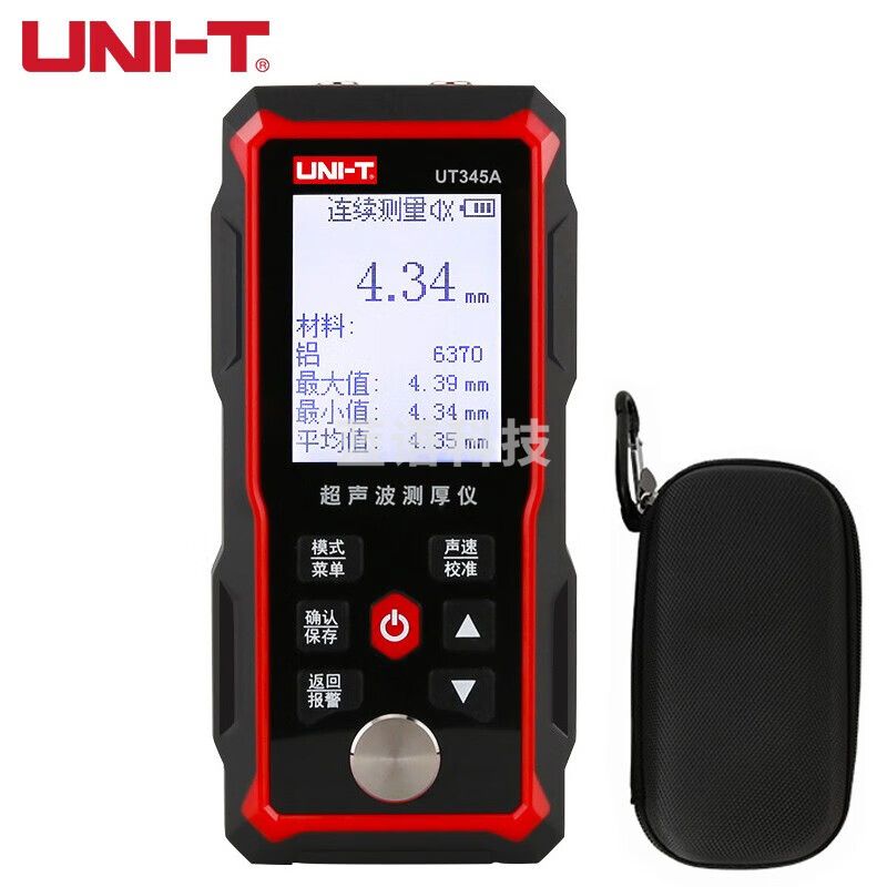 优利德（UNI-T）UT345A 超声波测厚仪 高精度金属陶瓷塑料玻璃检测仪 UT345A 1
