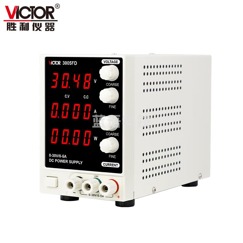 胜利仪器（VICTOR）高精度线性直流稳压电源 四位数显大功率线性电源 VC3005FD