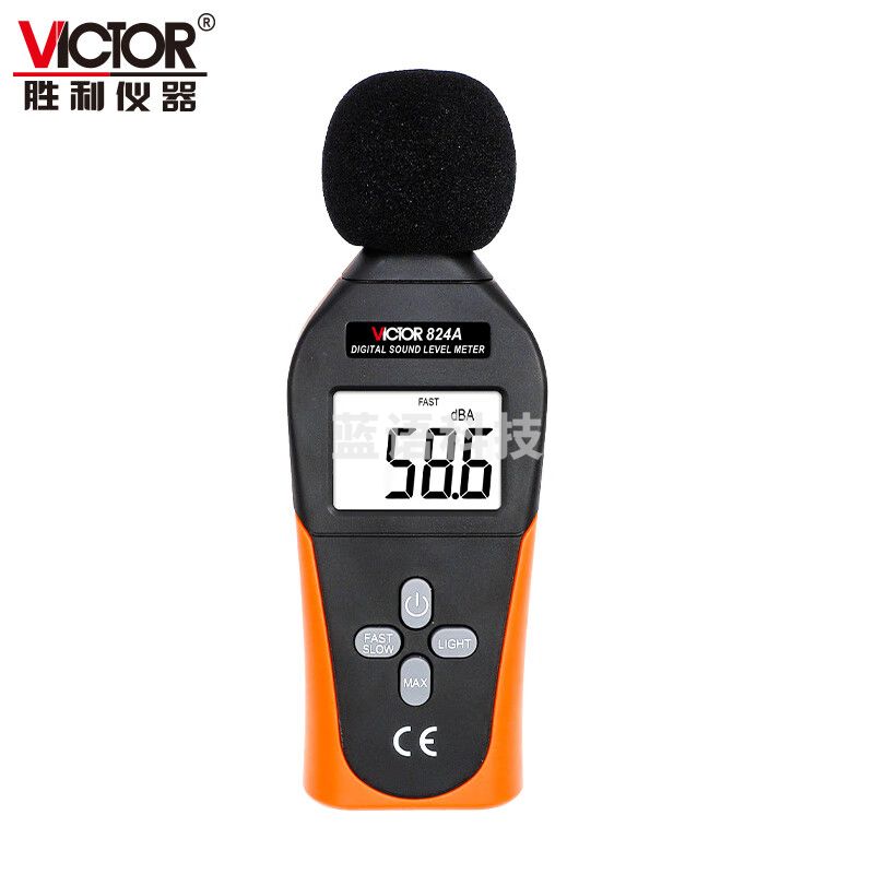 胜利仪器（VICTOR）噪音计声级计分贝仪噪音仪分贝测试仪噪音测试仪 VC824A