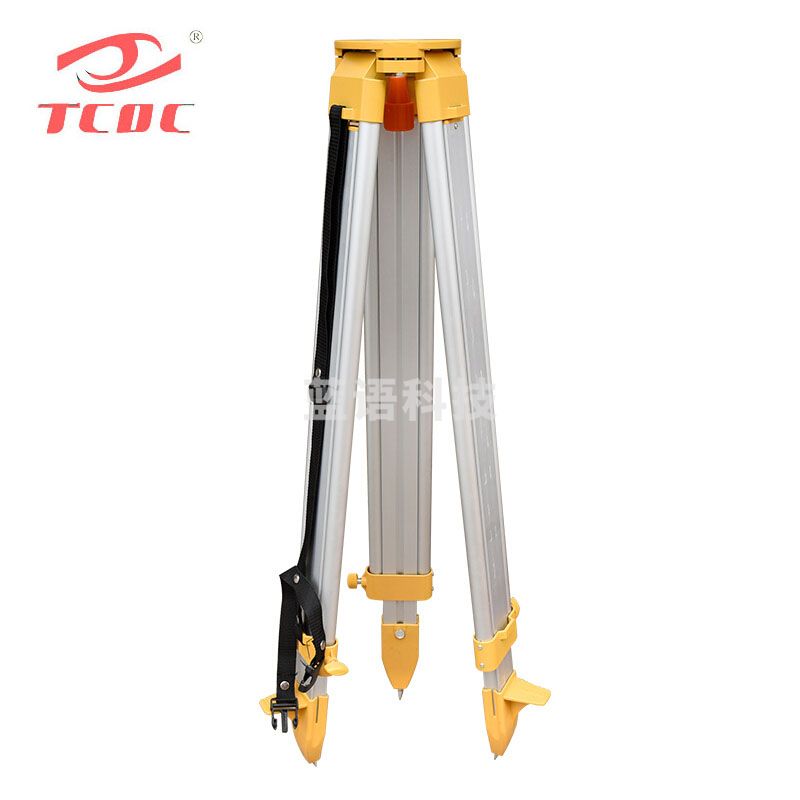 RUNEG全站仪/经纬仪通用型三脚架 铝合金三脚架/实木清漆三脚脚架测绘仪器配件 铝合金加厚三脚架