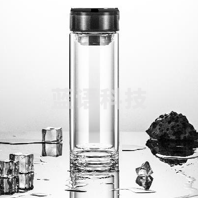 皖亭双层玻璃杯（银色）WT3305