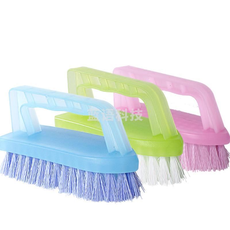 茶花(CHAHUA)茶花刷子连体去污多用硬毛鞋刷洗鞋衣服清洁刷板刷鞋刷子洗衣刷 颜色随机 4406