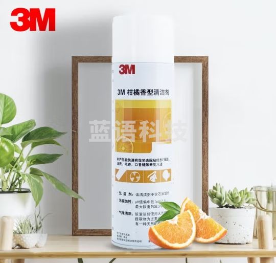 3M 柑橘香型除胶剂 口香糖残胶去除 通用多功能环保清洁剂 480ml/瓶