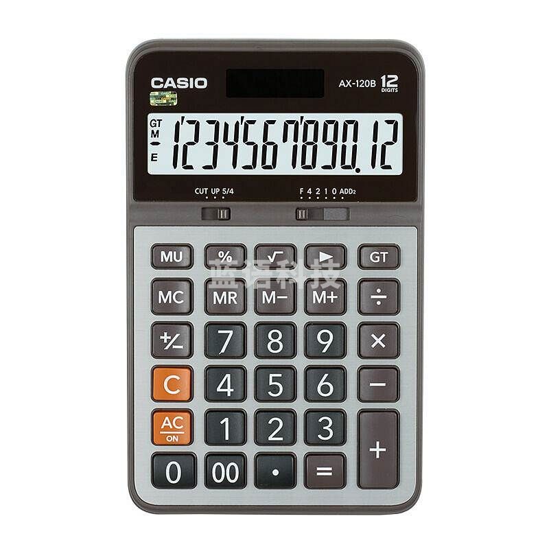 卡西欧 AX-120B 办公计算器  (单位：台)