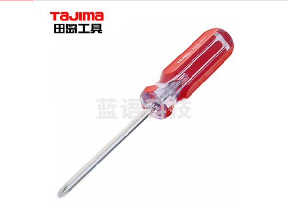 田岛（TAJIMA）透明彩条柄十字螺丝批PH1-5-125 1301-0425