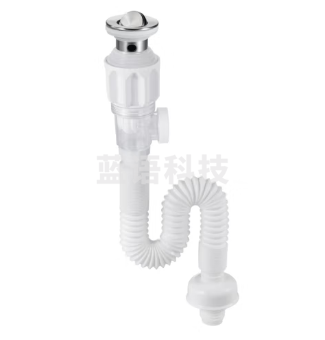 潜水艇（Submarine）SQ-26面盆下水器下水管套装翻板下水防臭排水侧排直排两用安装