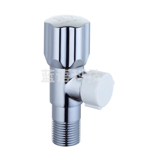 潜水艇（Submarine）F204 冷热水通用铜质角阀 国标4分口 铜镀铬亮面