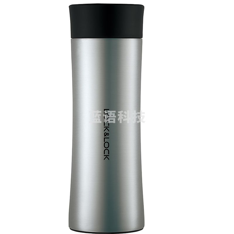 乐扣乐扣（lock&lock）掌心商务杯400ML银色 保温杯 杯子 LHC4028S