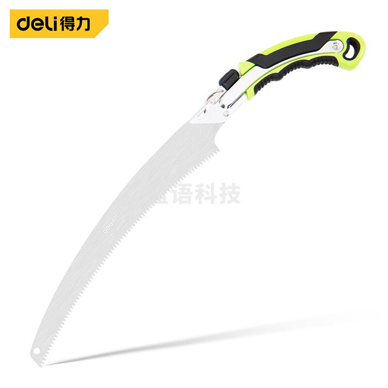 得力（deli） DL580936 腰锯弯锯手工锯子修枝锯园林锯子伐木锯子SK5钢锯片