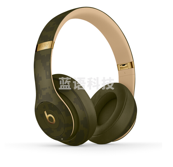 Beats Studio3 Wireless 录音师无线3代 头戴式 蓝牙无线降噪游戏耳机 - 迷彩绿