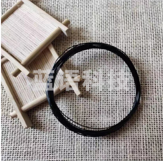 景泰蓝金丝彩砂工艺装饰画原材料彩丝  黑色 1*0.5  5米