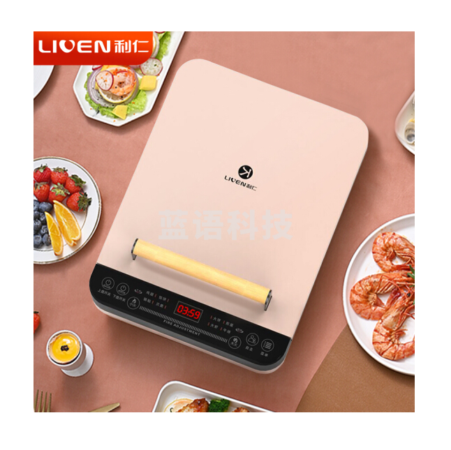 利仁（Liven） C-6 智能家用双面加热电饼铛 加深加大 不粘锅深盘 下盘可拆洗