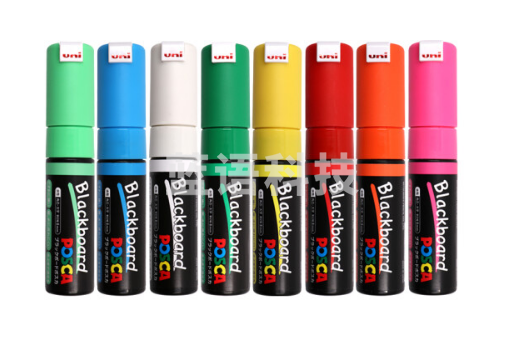 三菱（Uni）马克笔套装8色（太字）彩色记号笔广告笔涂鸦笔POSCA PCE-250-8K