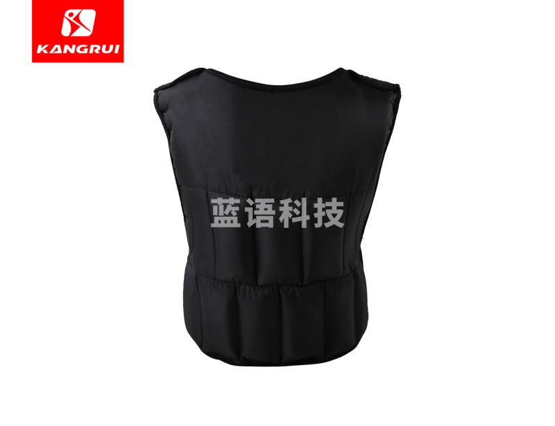 康瑞KP856 沙衣实心沙背心 高回弹三层复合呢绒面料 内置钢砂布袋可随意调节重量 更能有效避免重力摩擦 可拆洗 黑色20kg