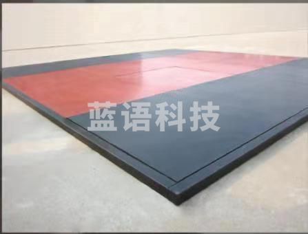 康瑞 橡胶举重台（训练型） 防滑彩色橡胶面 单块尺寸为1*1m拼排