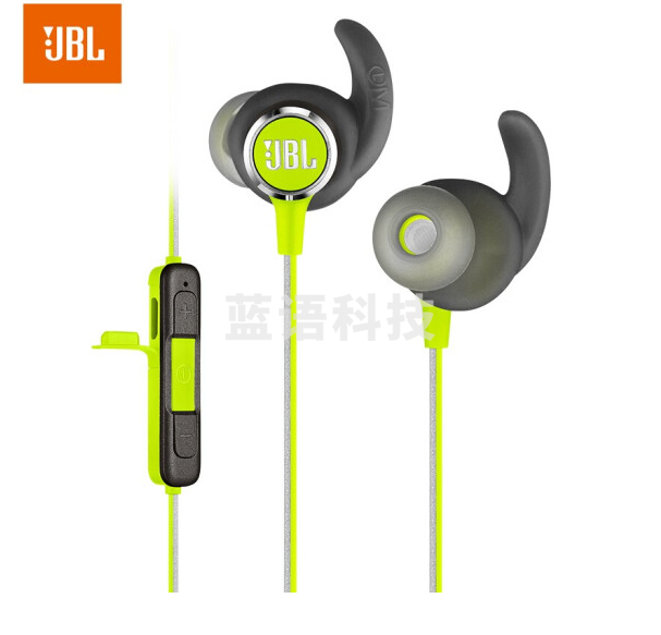 JBL Reflect Mini BT 2.0入耳式无线运动蓝牙耳机 跑步防汗防水音乐手机夜跑耳机 苹果安卓通用耳麦 绿