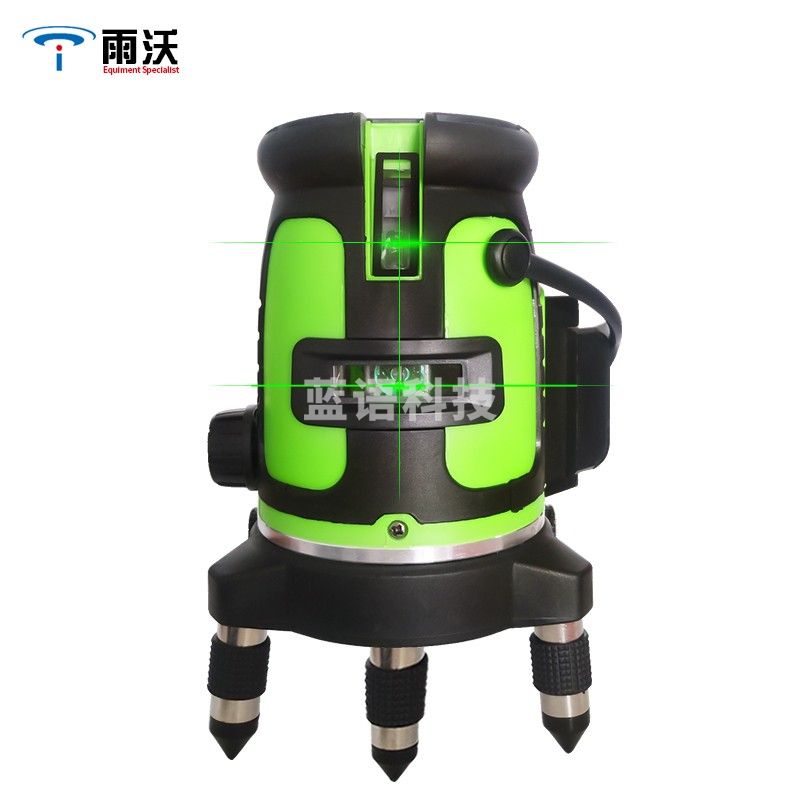 雨沃 强绿光红外线水平仪激光高精度测墙仪2线强光打线水准仪 强绿光2线水平仪-标配锂电池
