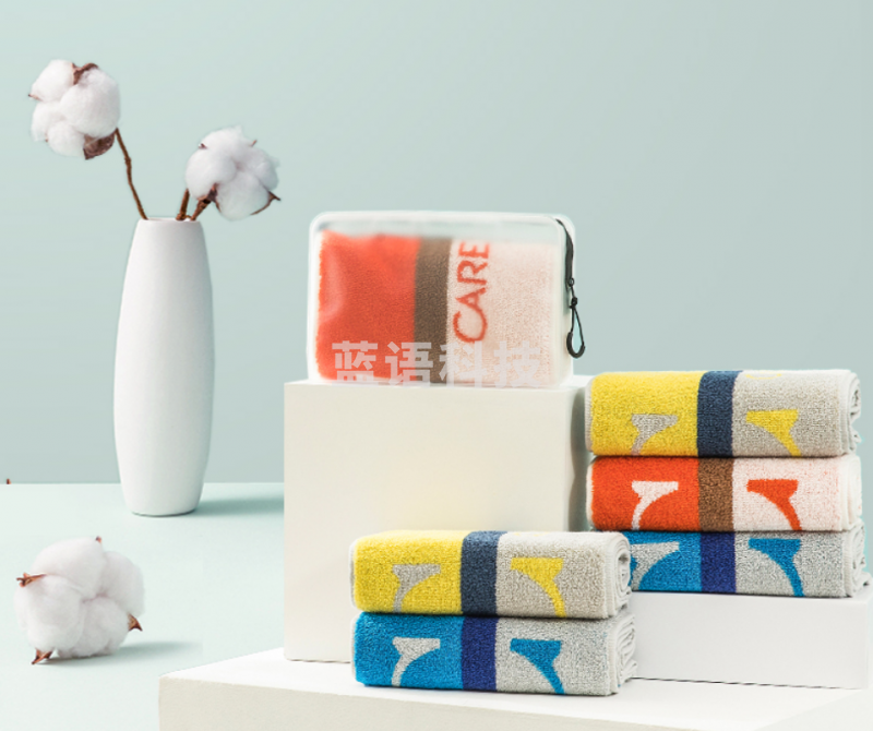 康尔馨 毛巾全棉 新疆长绒棉运动毛巾纯棉 跑步健身瑜伽吸汗巾速干长款 橙色120*20cm/108g