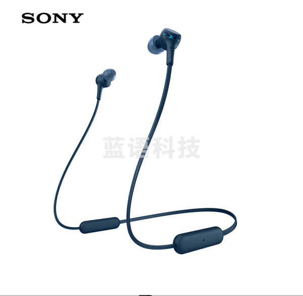 索尼 WI-XB400 无线立体声耳机 蓝色