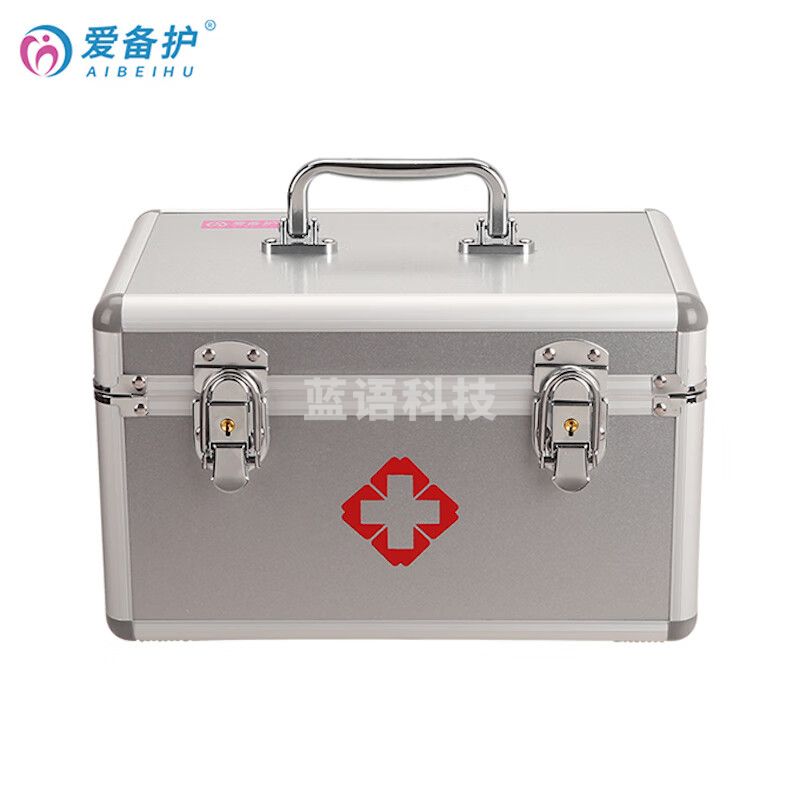爱备护 收纳箱12寸医药箱铝合金手提ABH-S001(空箱) 单位:套