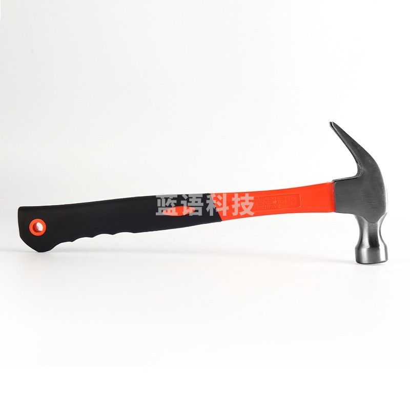   纤维柄16oz羊角锤 钢管柄 木工铁榔头 铁锤 锤子 纤维柄羊角锤