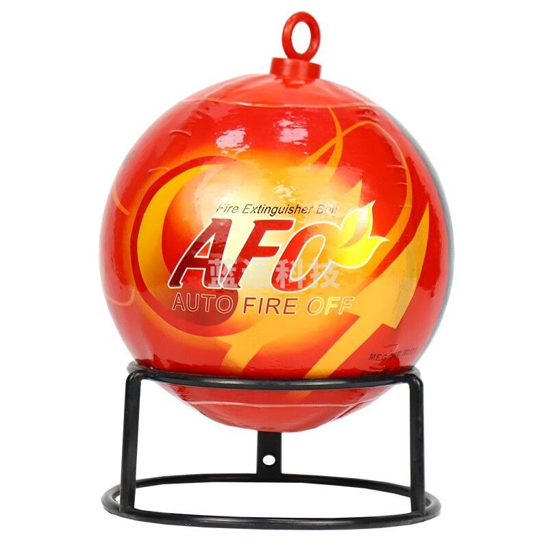 投掷式消防灭火弹干粉灭火装置家庭用商用仓库用/灭火球2.5KG(双引线)/干粉(配铁支架+塑料挂环)