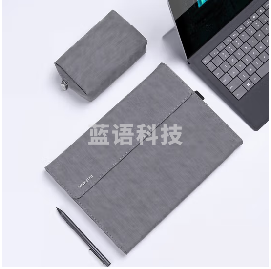 泰克森 taikesen 微软surface pro6/5保护套pro4平板电脑创意支架保护壳pro7皮套12.3英寸内胆电脑包 深空灰