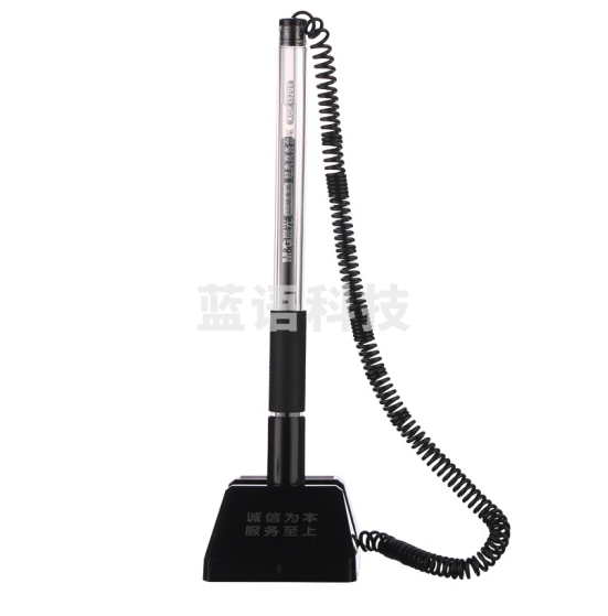 晨光AGPA5201 0.5mm黑色台笔 可粘贴180度旋转