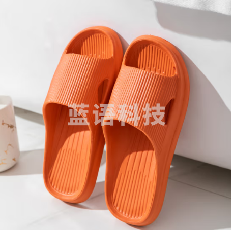 IQGD拖鞋女地板拖鞋男浴室情侣居家洗澡休闲223 橘色 码数标注
