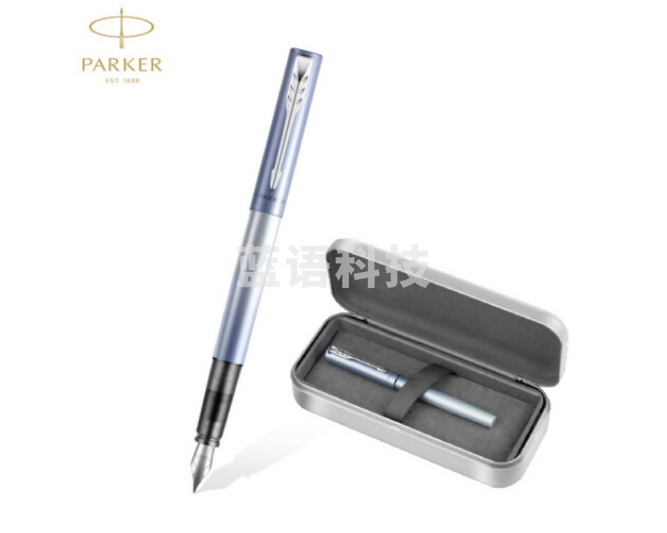 派克 （PARKER）钢笔 签字笔 商务办公送礼 男女生日礼物 礼品 学生练字 威雅XL系列樱花蓝墨水笔